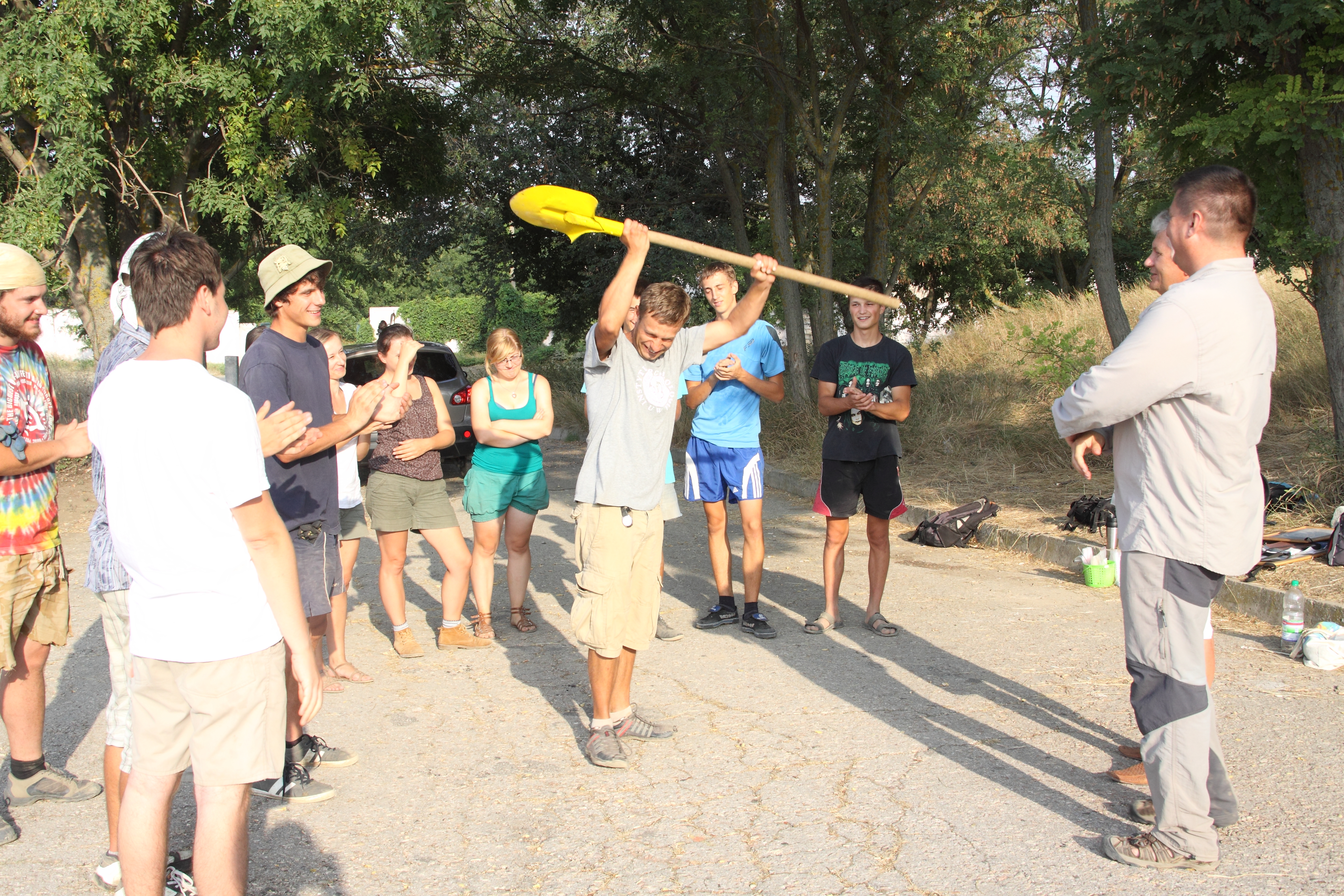 Wręczenie "złotej" łopaty Wręczenie "złotej" łopaty