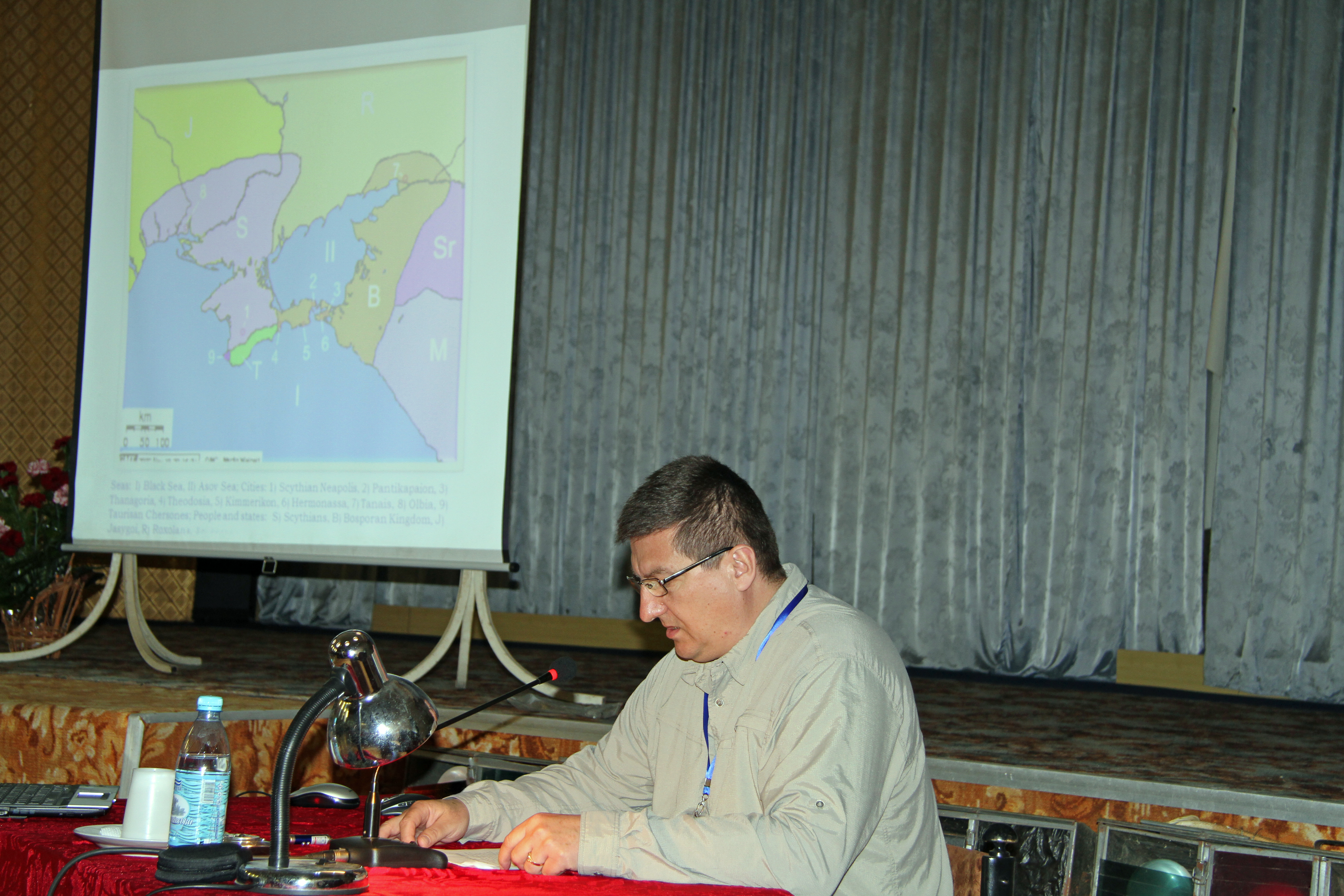 Alfred Twardecki at lecture