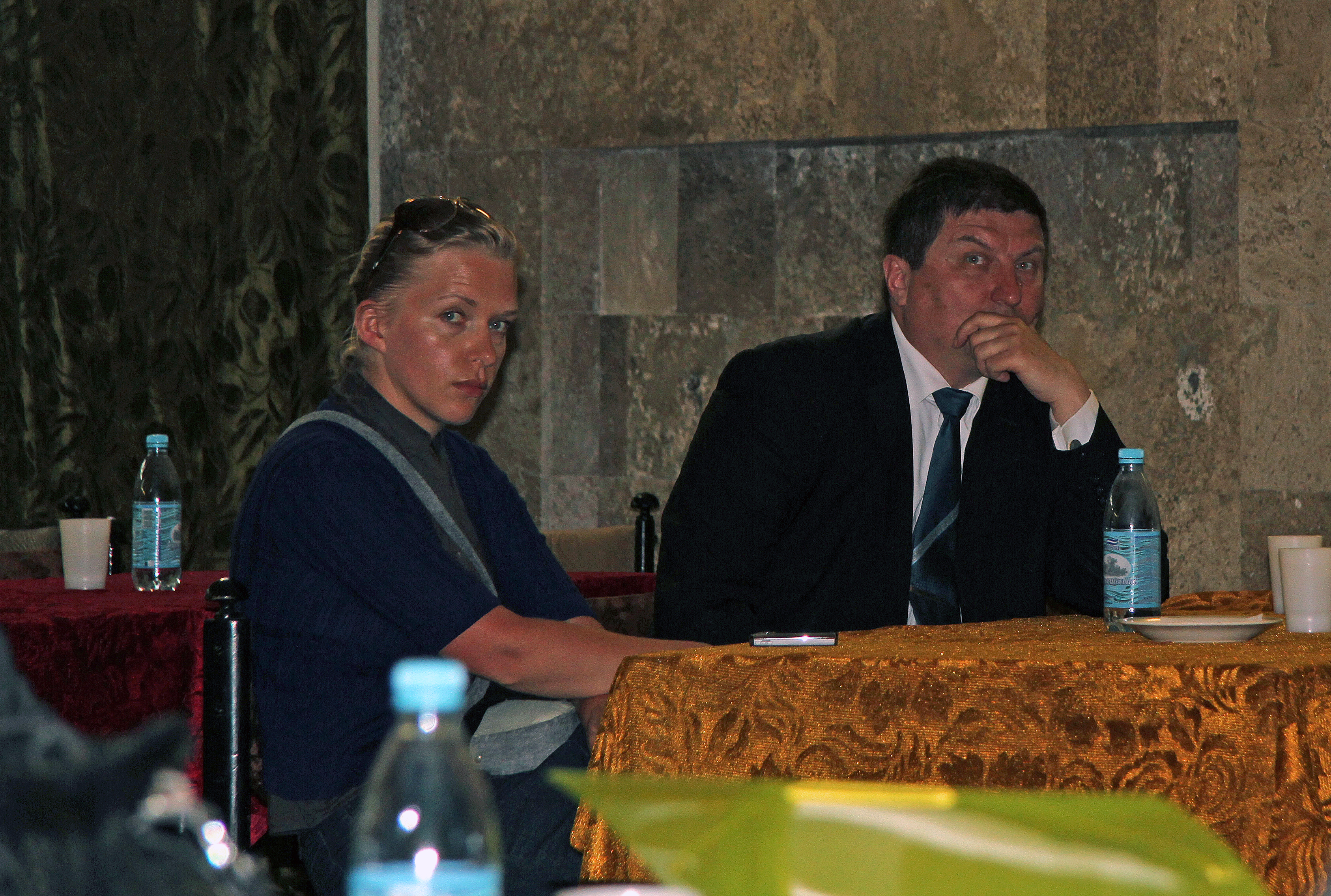 Monika Czartoryjska, Alfred Twardecki - zakończenie konferencji