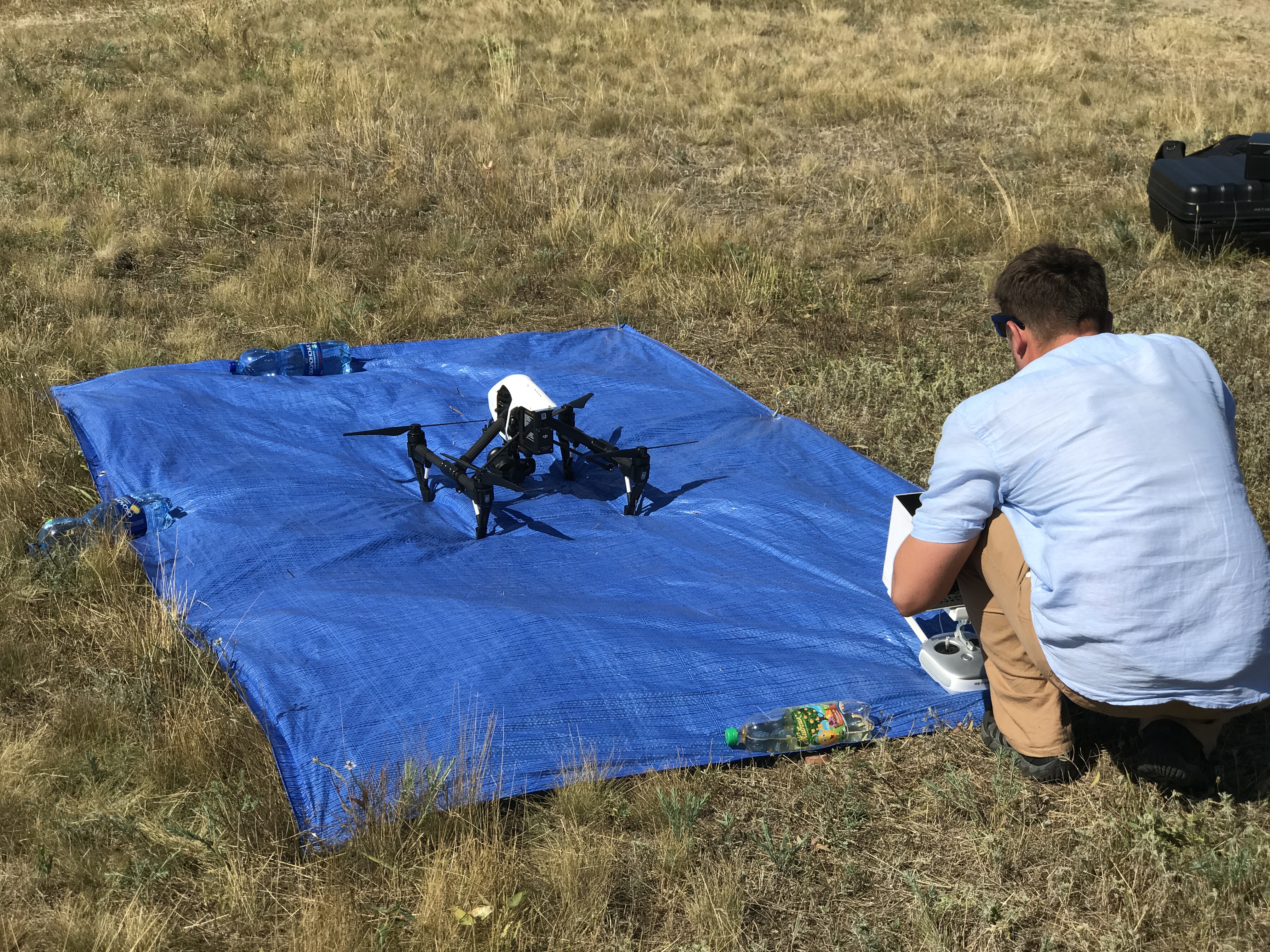 The drone is ready for action