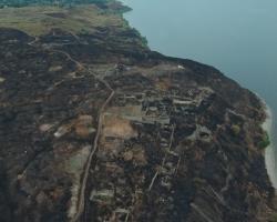 Beginning of the mission – landscape after the fire